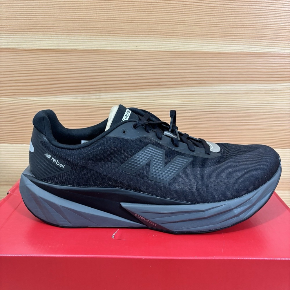 New Balance FuelCell Rebel V5 MFCXLC5 Sneakers Men's Black Running Shoes Sz 12.5